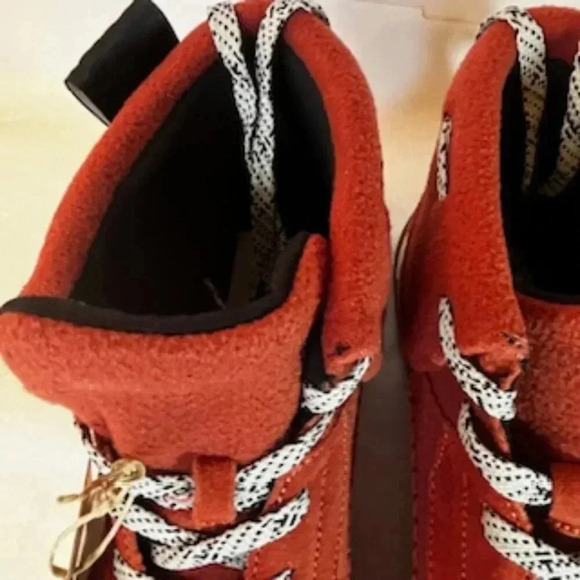 NEW Holo Quorra Red Ecco Suede Fleeced Lined Winter Boots Women’s Sz 11 NWT - Picture 10 of 12